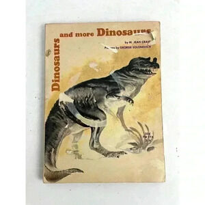 VTG Dinosaurs and More Dinosaurs Paperback Book M Jean Craig 1st Printing 1965